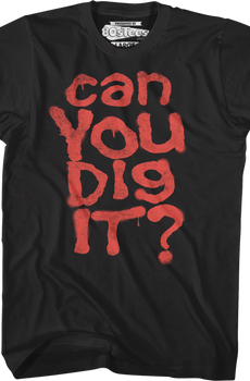 Black Can You Dig It Warriors T-Shirt
