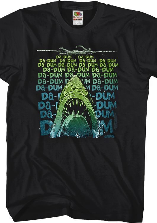 Black Da-Dum Jaws T-Shirt - main product image