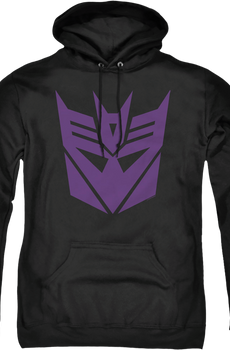 Black Decepticon Logo Transformers Hoodie