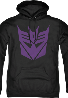 Black Decepticon Logo Transformers Hoodie