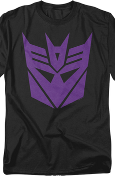 Black Decepticon Logo Transformers T-Shirt