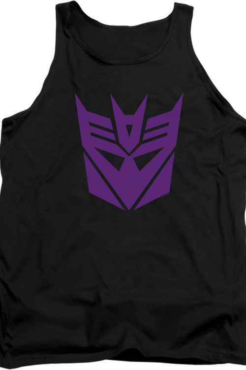 Black Decepticon Logo Transformers Tank Top - main product image