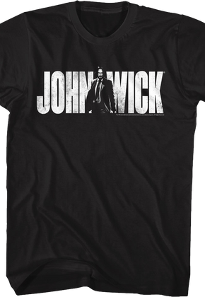 Black Distressed John Wick T-Shirt