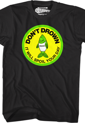 Black Freddie The Fish Shirt