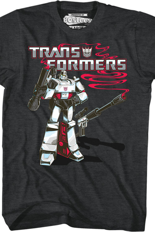 Black Heather Megatron Transformers T-Shirtmain product image