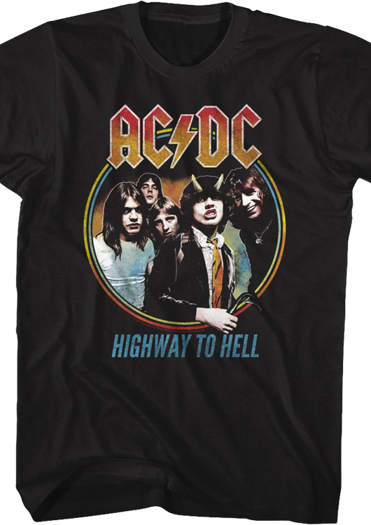 Black Highway To Hell ACDC T-Shirt - main product image