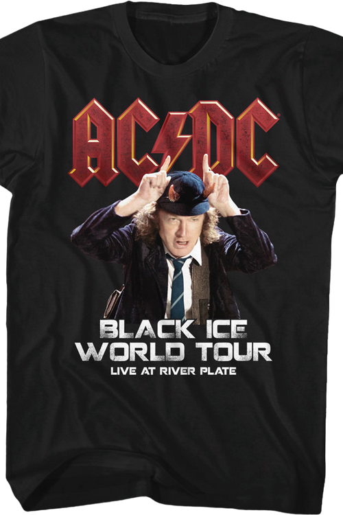 Black Ice World Tour ACDC T Shirt AC DC Mens T Shirt