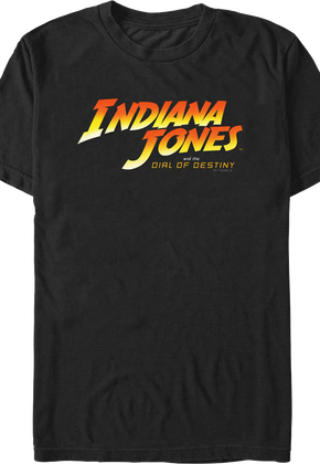 Black Indiana Jones and the Dial of Destiny T-Shirt