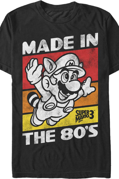 Black Made In The 80's Super Mario Bros. T-Shirtmain product image
