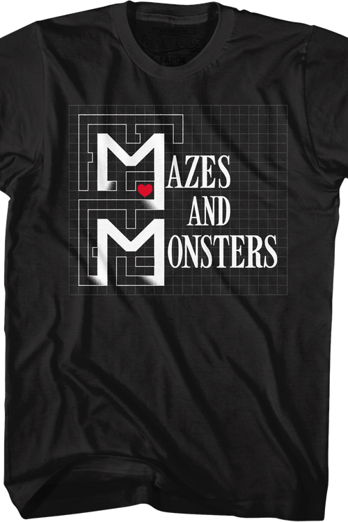 Black Mazes And Monsters T-Shirtmain product image