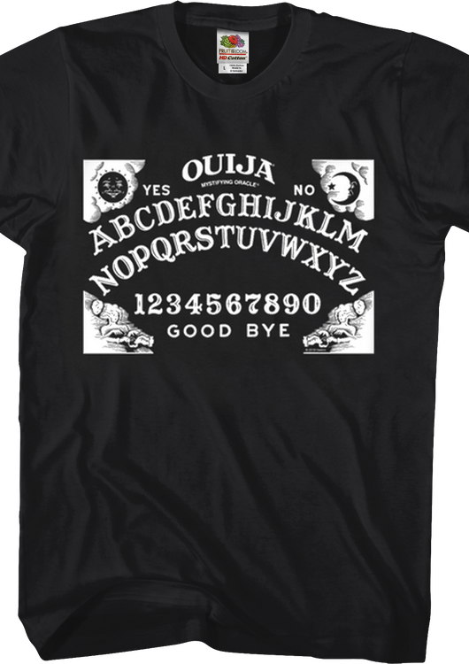Black Ouija Board T-Shirt - main product image
