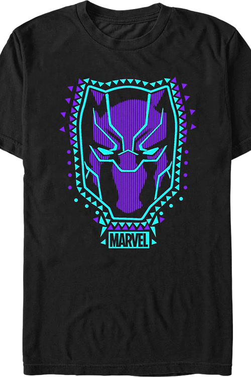 Black Panther Mask Marvel Comics T-Shirtmain product image