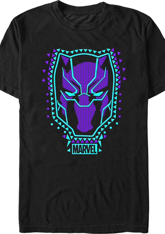 Black Panther Mask Marvel Comics T-Shirt - main product image