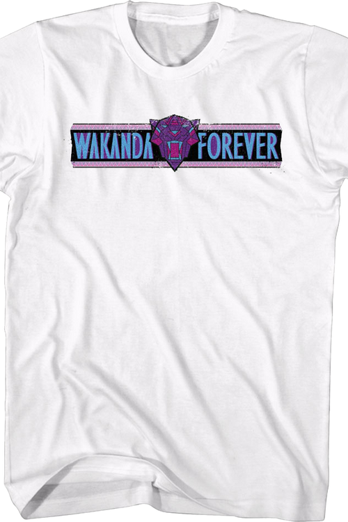 Black Panther Wakanda Forever Banner Marvel Comics T-Shirtmain product image