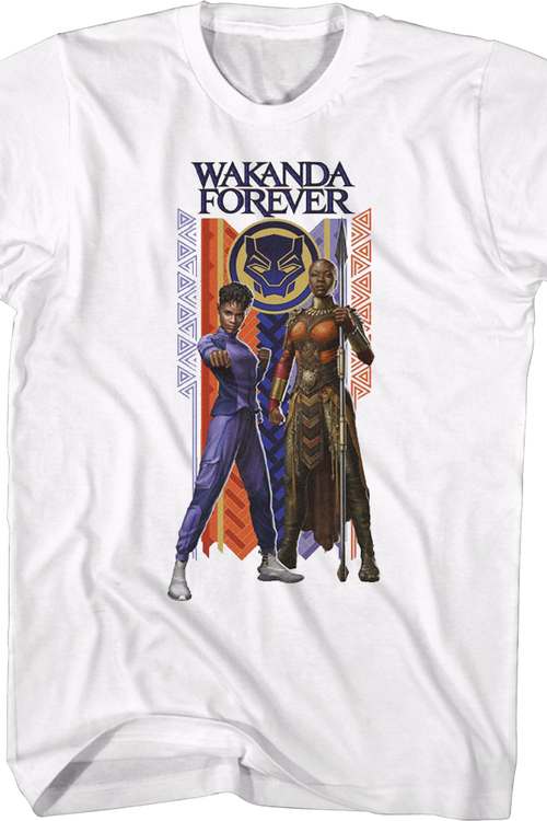 Black Panther Wakanda Forever Duo Marvel Comics T-Shirtmain product image