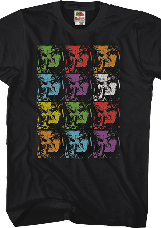 Black Pop Art Predator T-Shirt - main product image