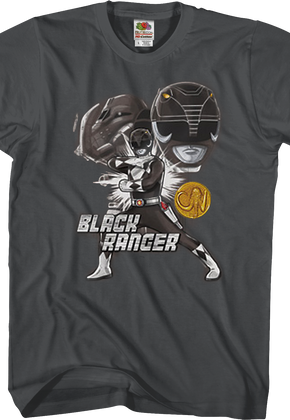 Black Ranger Mighty Morphin Power Rangers T-Shirt