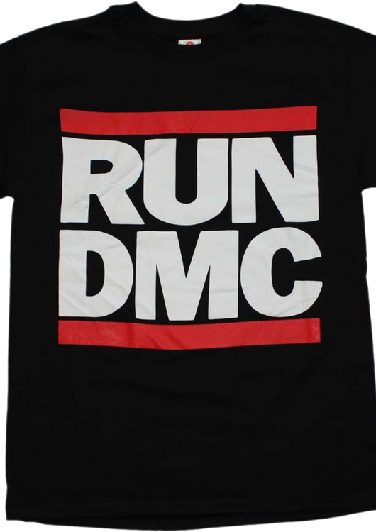 Black RUN D.M.C. Logo T-Shirt - main product image