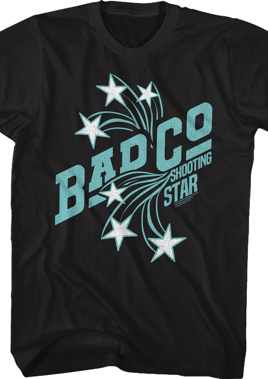 Black Shooting Star Bad Company T-Shirt - main product image