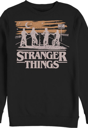 Black Silhouettes Stranger Things Sweatshirt