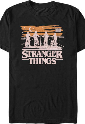 Black Silhouettes Stranger Things T-Shirt