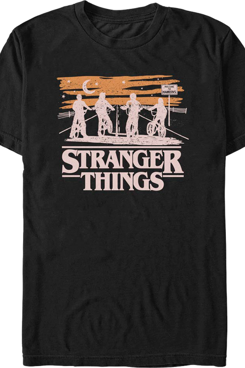 Black Silhouettes Stranger Things T-Shirtmain product image