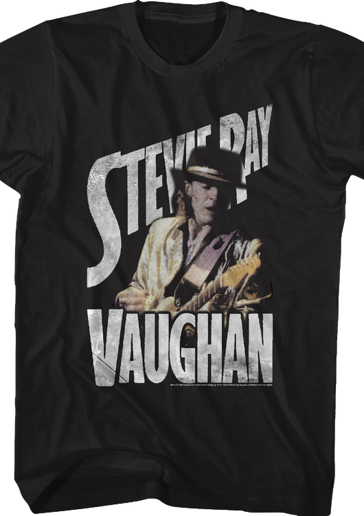 Black Stevie Ray Vaughan T-Shirt - main product image