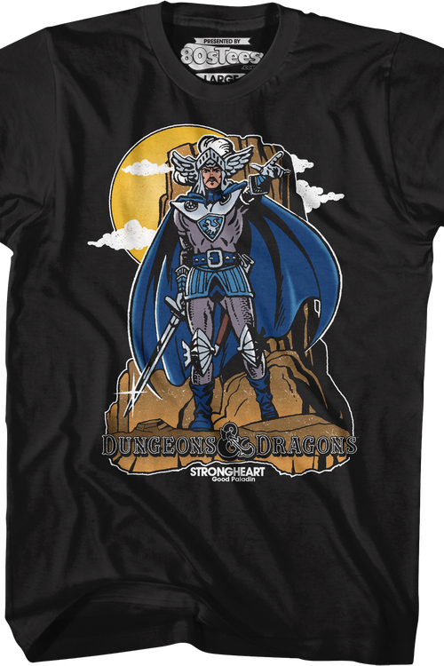 Black Strongheart Dungeons & Dragons T-Shirtmain product image