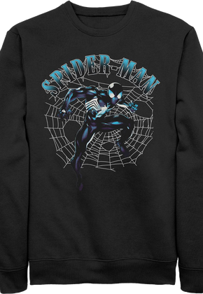 Black Suit Spider-Man Marvel Comics Sweatshirt