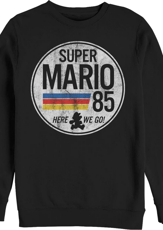 Black Super Mario 85 Sweatshirt - main product image