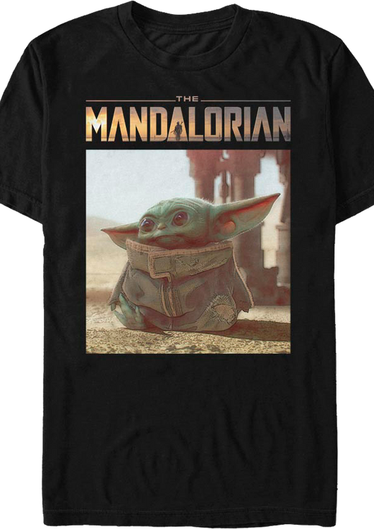 Black The Mandalorian The Child Star Wars T-Shirt - main product image
