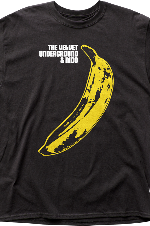 Black The Velvet Underground and Nico T-Shirtmain product image