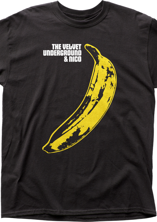 Black The Velvet Underground and Nico T-Shirt - main product image