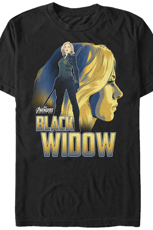 Black Widow Avengers Infinity War T-Shirtmain product image