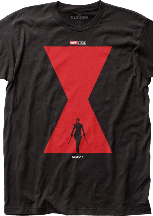 Black Widow Movie Poster Marvel Comics T-Shirt - main product image