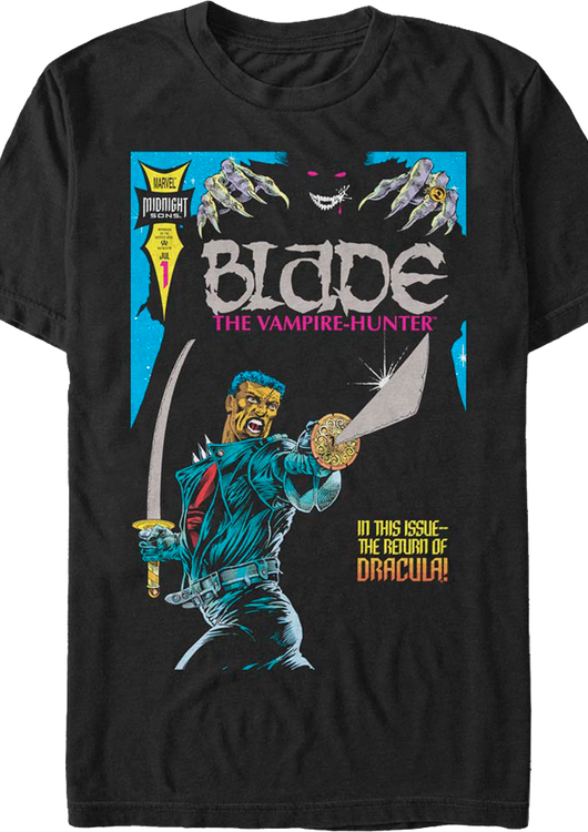 Blade The Vampire Hunter Marvel Comics T-Shirt - main product image