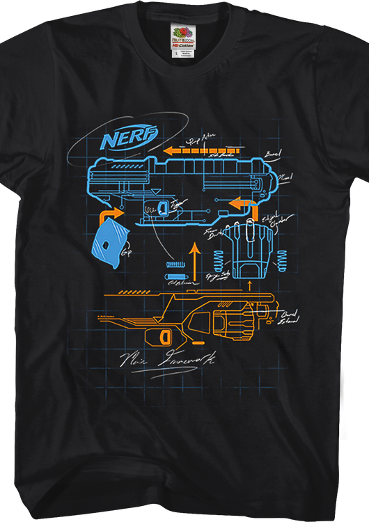 Blaster Blueprint Nerf T-Shirt - main product image