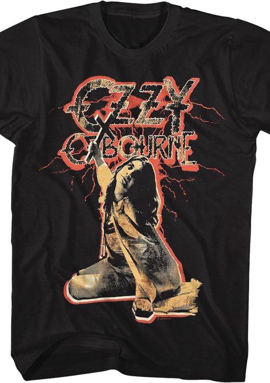 Blizzard Lightning Ozzy Osbourne T-Shirt - main product image