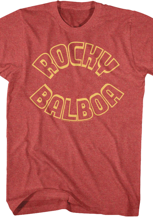 Block Letters Rocky Balboa T-Shirt - main product image