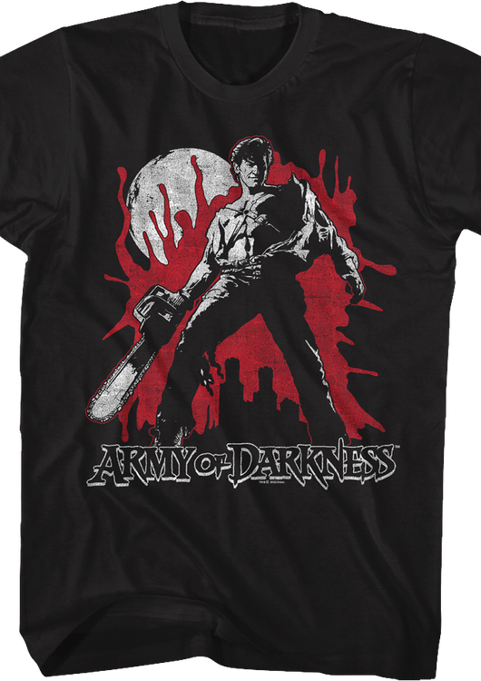 Blood-Splattered Army of Darkness T-Shirt - main product image