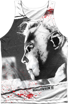Blood-Splattered Michael Myers Halloween II Tank Top