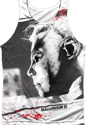 Blood-Splattered Michael Myers Halloween II Tank Top