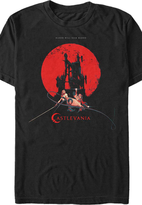 Blood Will Seek Blood Castlevania T-Shirt