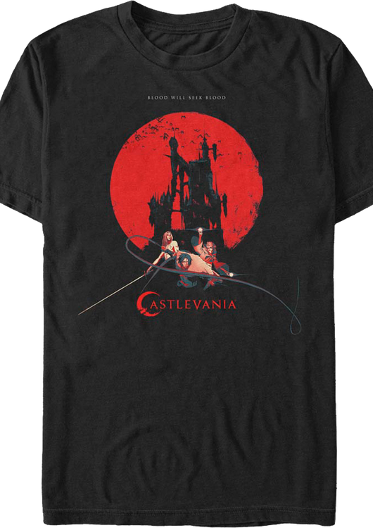 Blood Will Seek Blood Castlevania T-Shirt - main product image