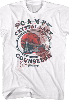 Bloody Camp Crystal Lake Counselor T-Shirt