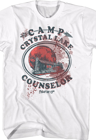 Bloody Camp Crystal Lake Counselor T-Shirt