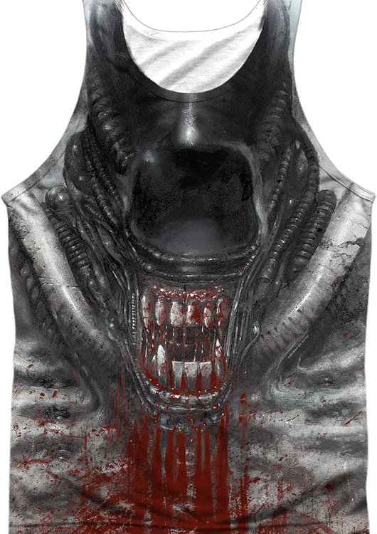 Bloody Jaw Alien Sublimation Tank Top - main product image