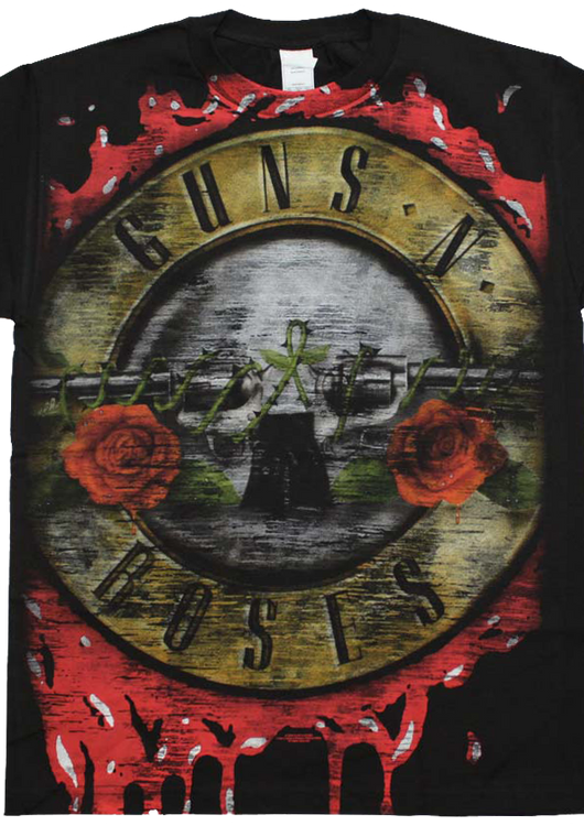 Bloody Logo Guns N' Roses T-Shirt - main product image
