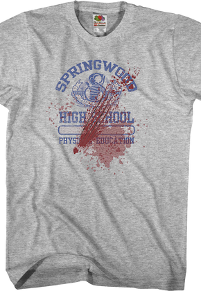 Bloody Springwood High Nightmare On Elm Street T-Shirt