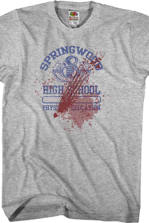 Bloody Springwood High Nightmare On Elm Street T-Shirtmain product image